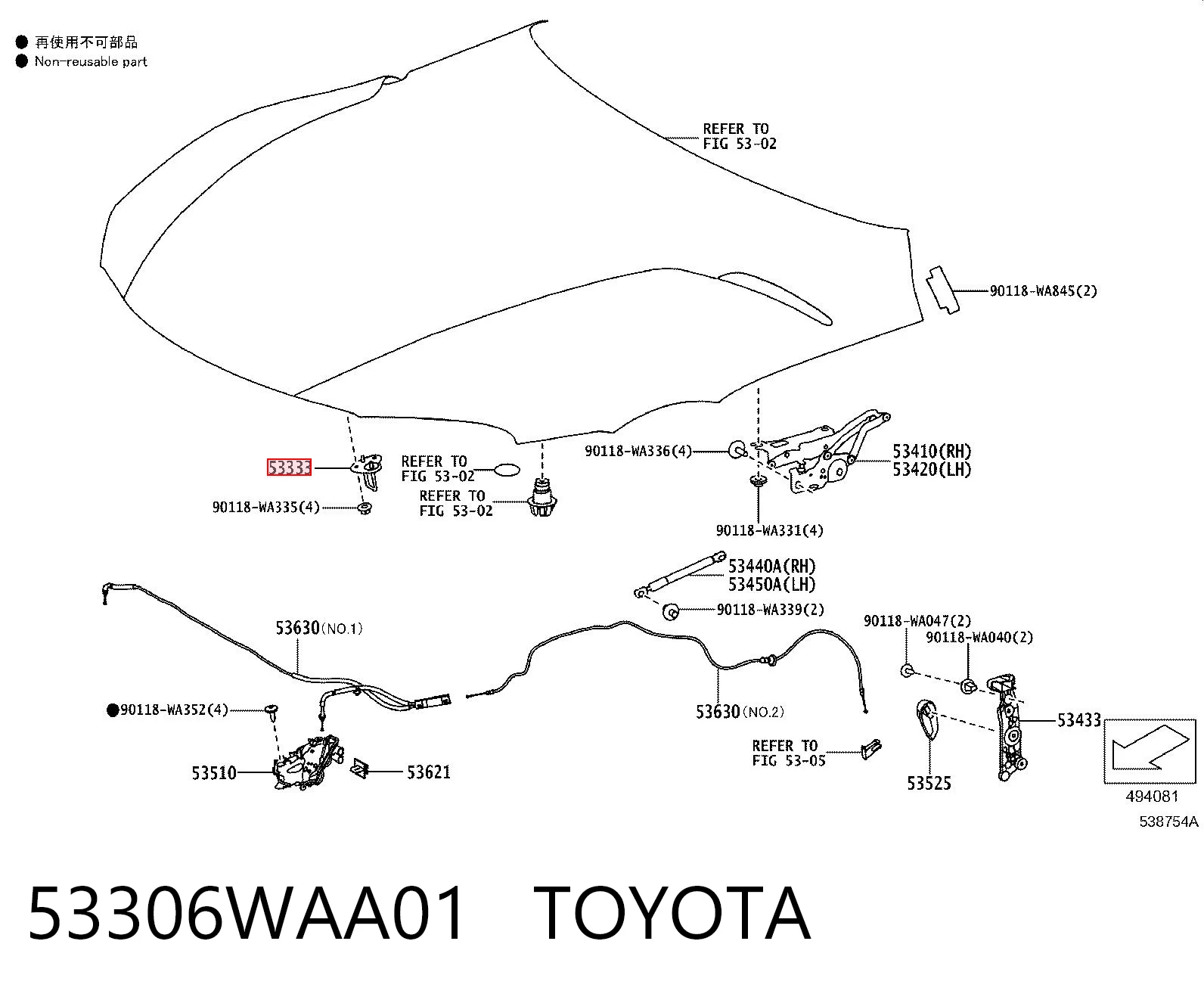 53306WAA01 Toyota