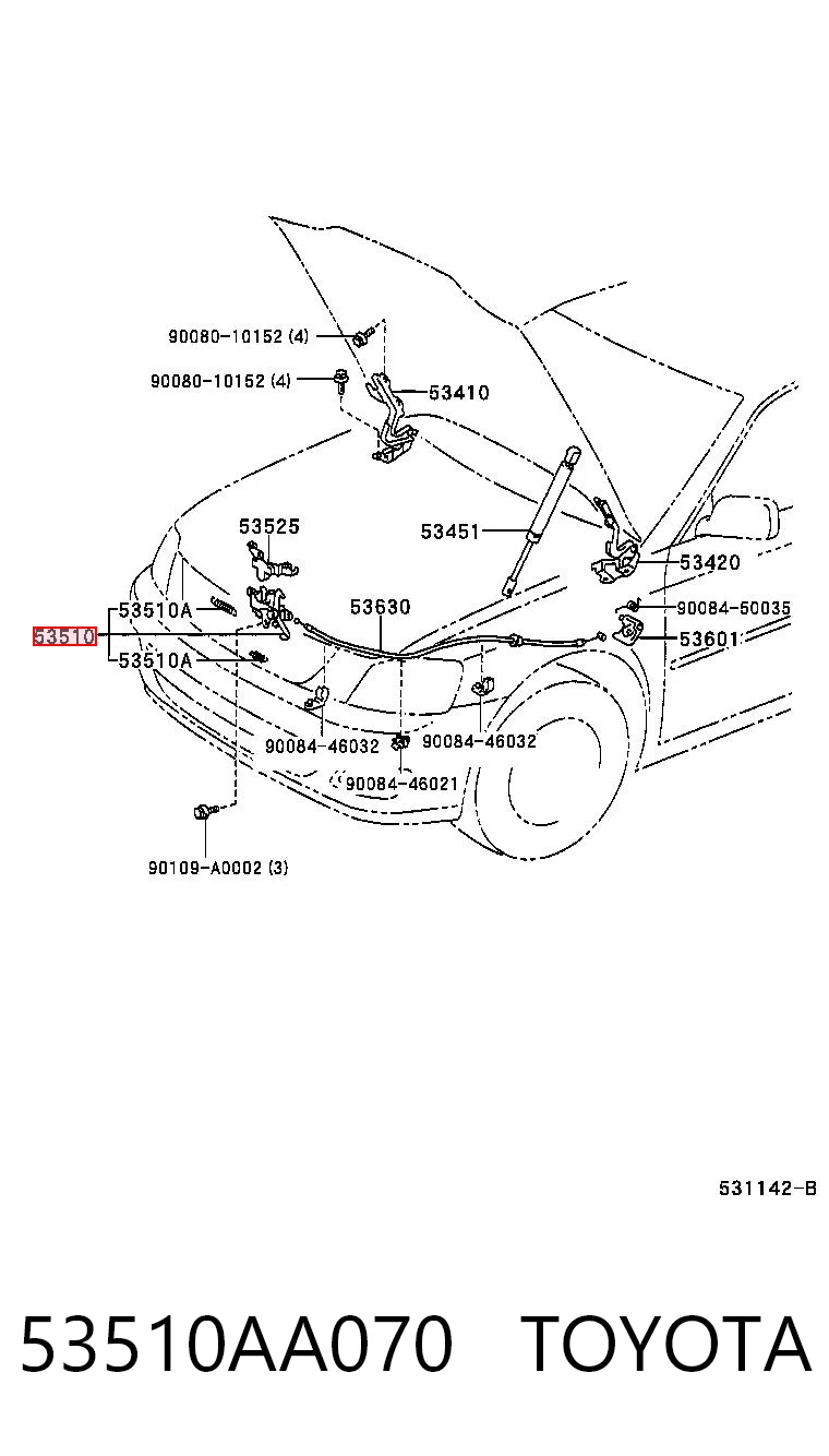53510AA070 Toyota