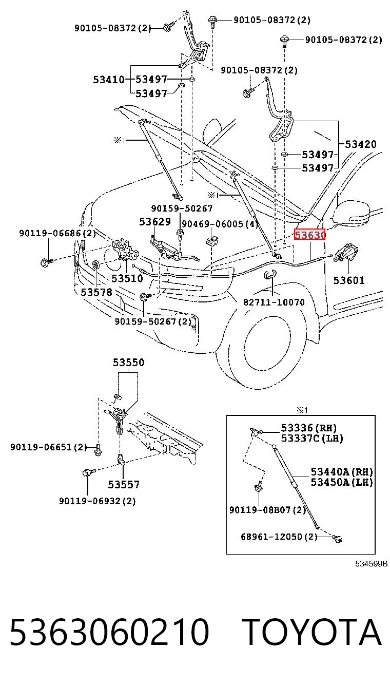 5363060210 Toyota 