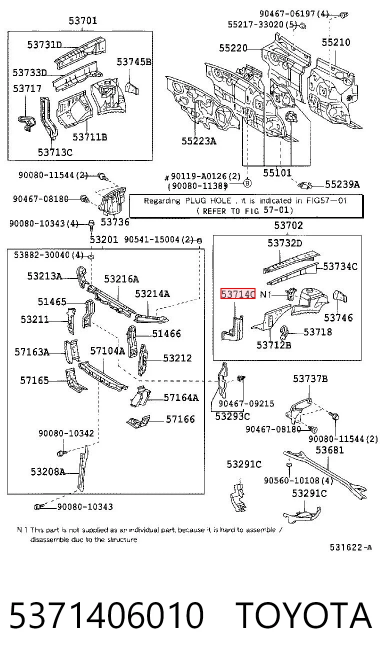 5371406010 Toyota
