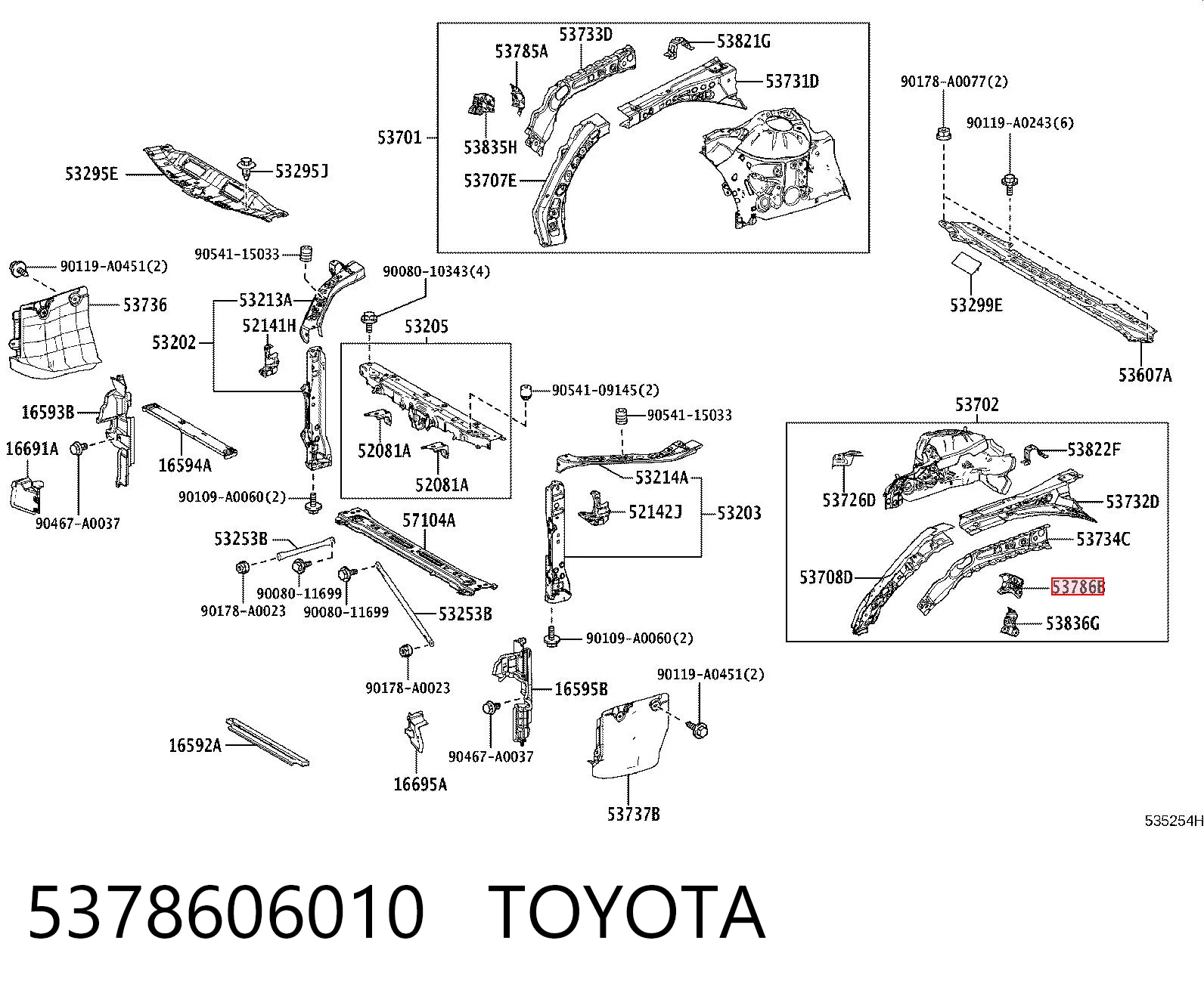 5378606010 Toyota 