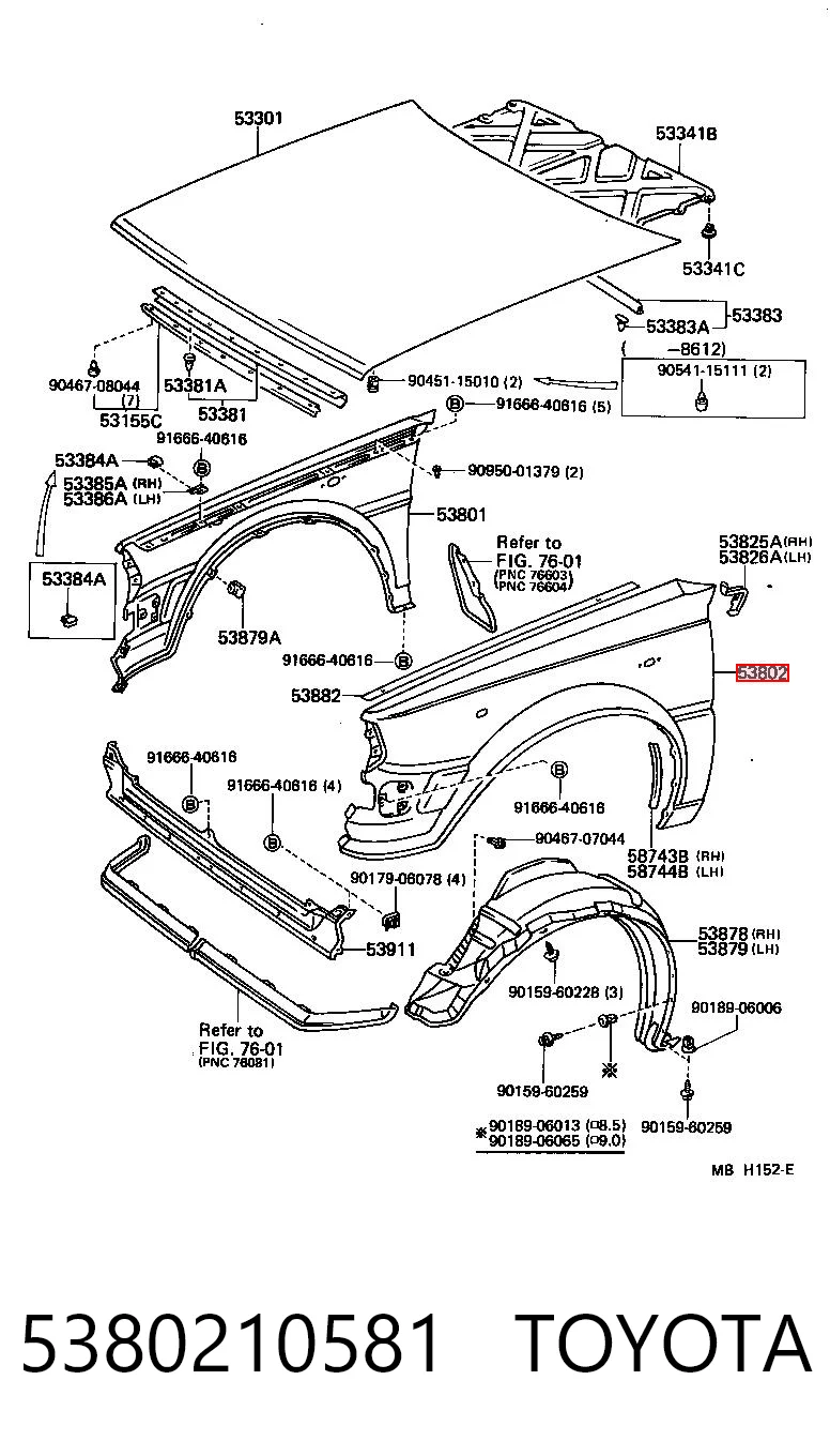 5380210581 Toyota