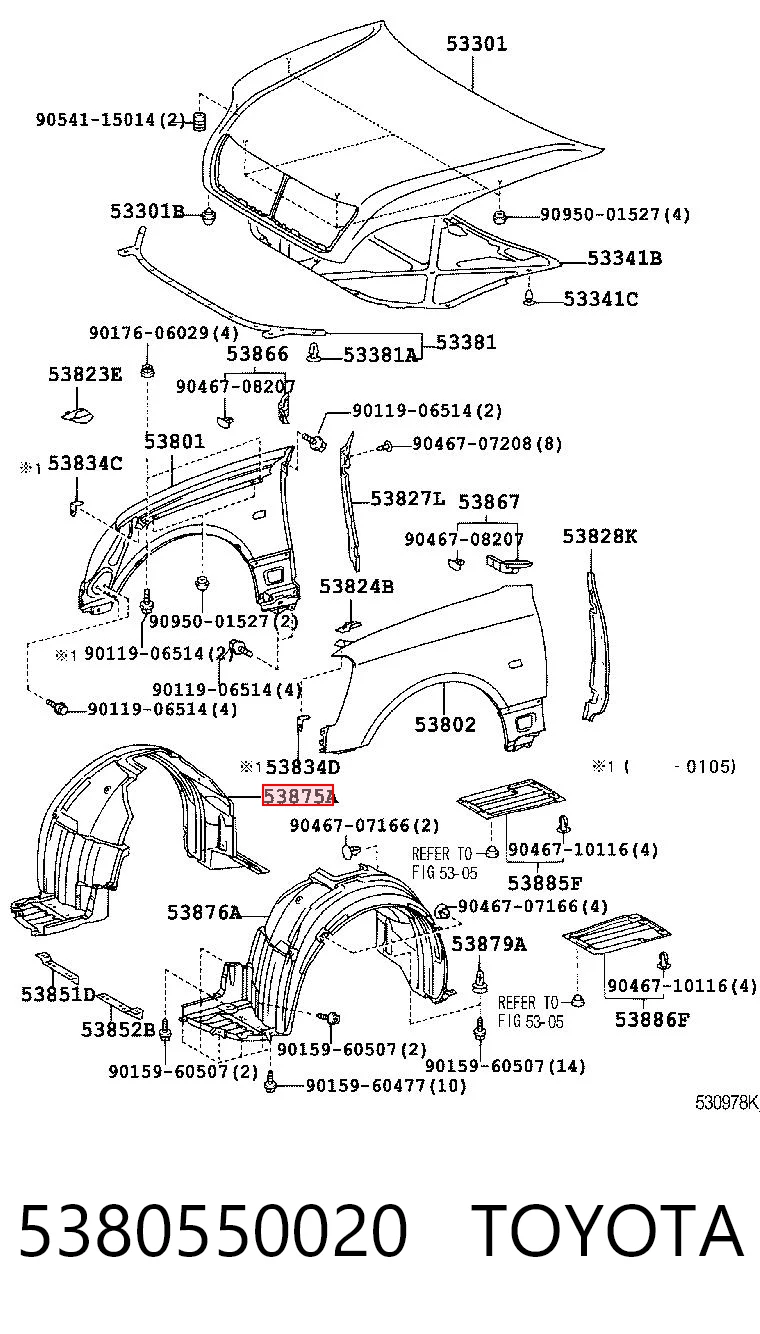 5380550020 Toyota