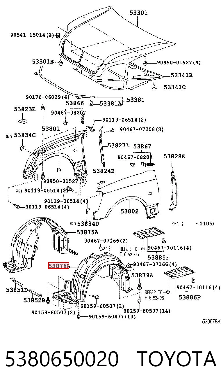 5380650020 Toyota