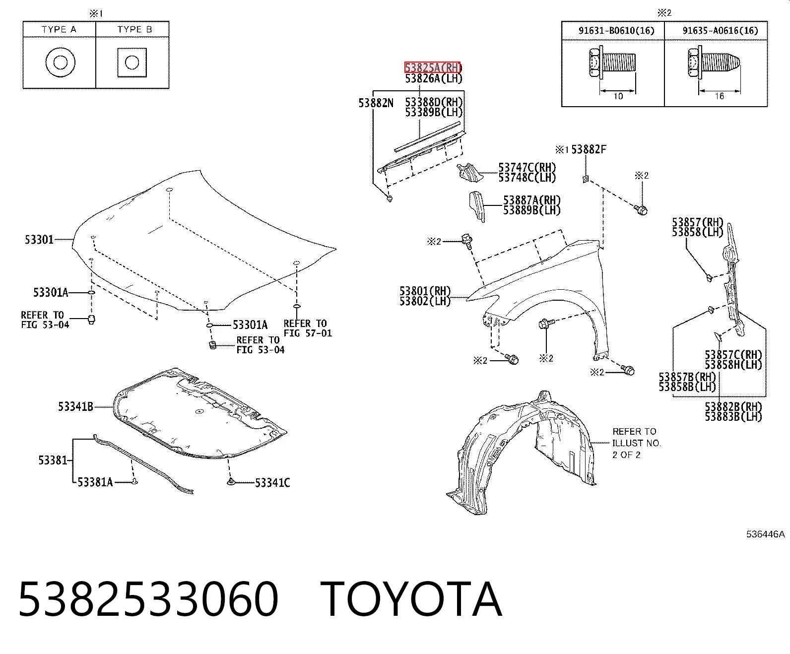 5382533060 Toyota 