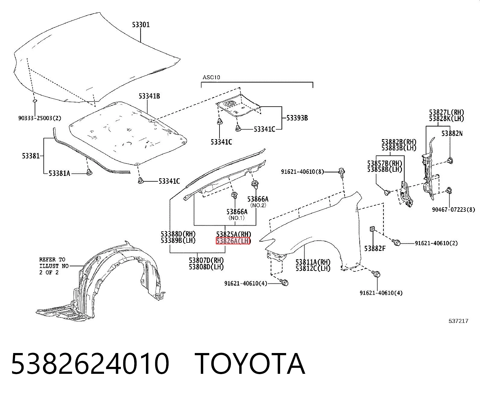 5382624010 Toyota