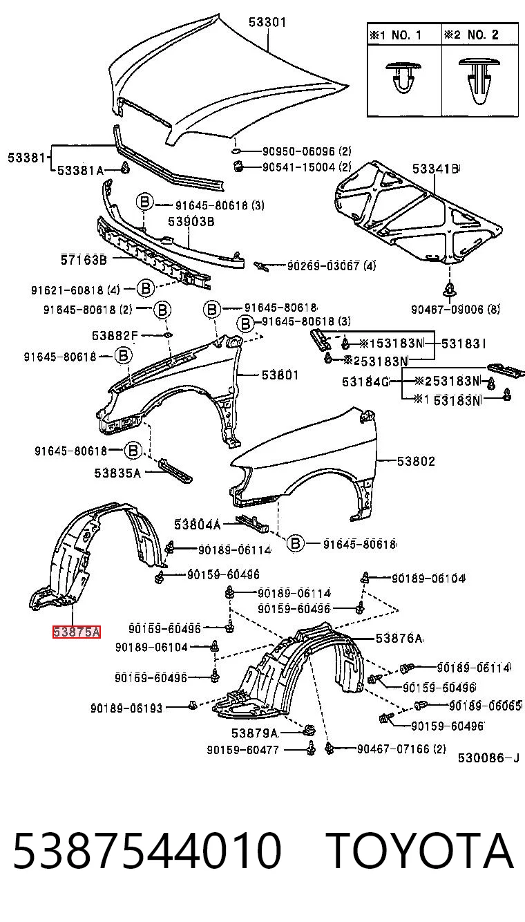 5387544010 Toyota