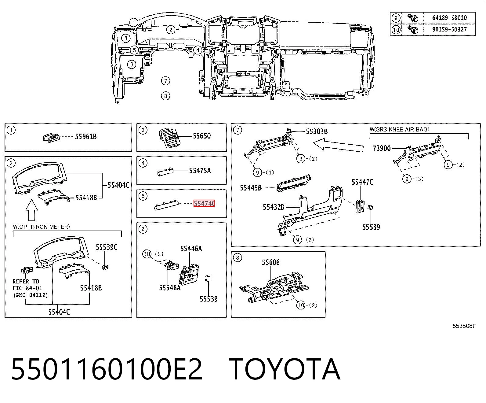 5501160100E2 Toyota