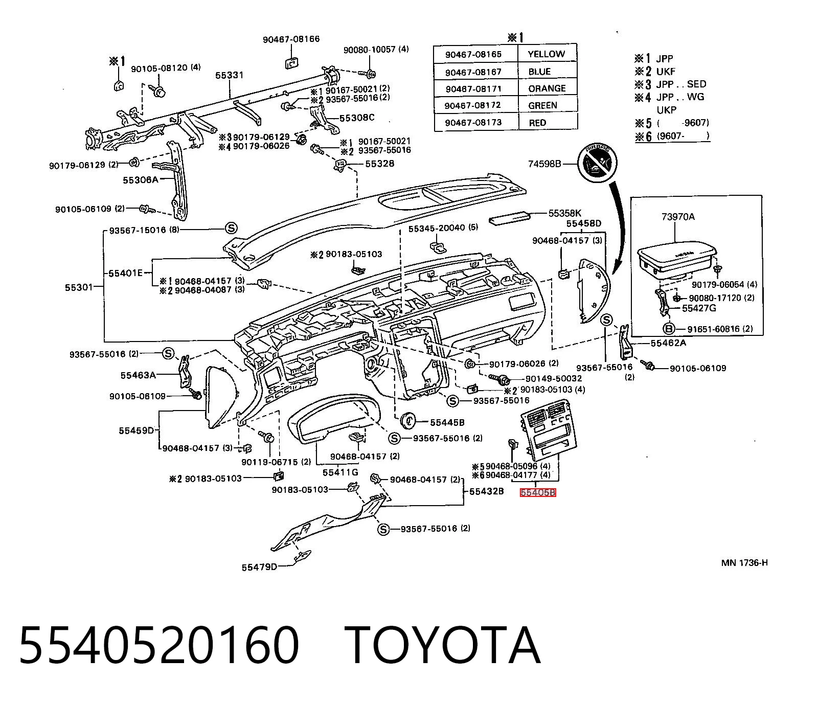 5540520160 Toyota