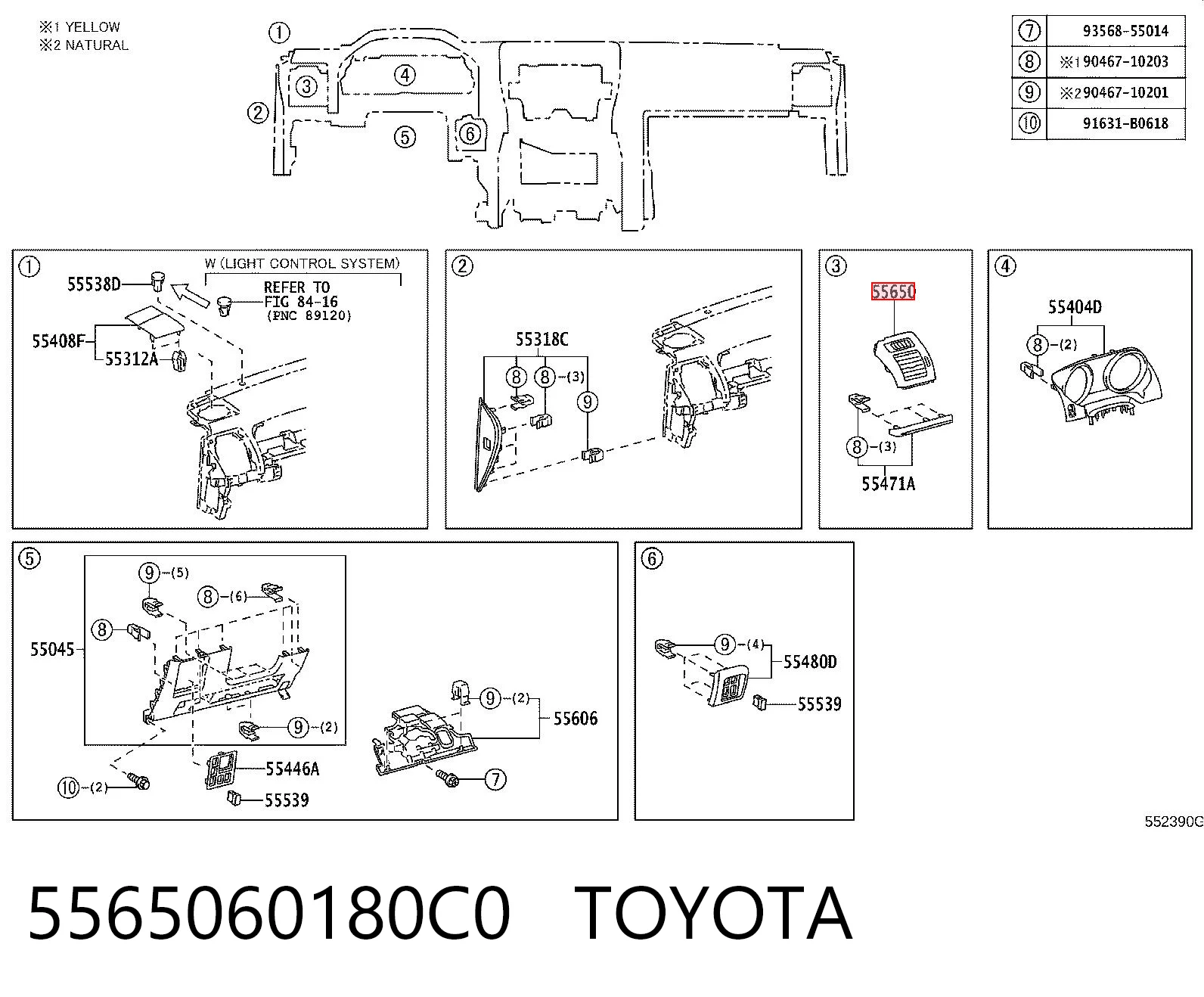 5565060180C0 Toyota 