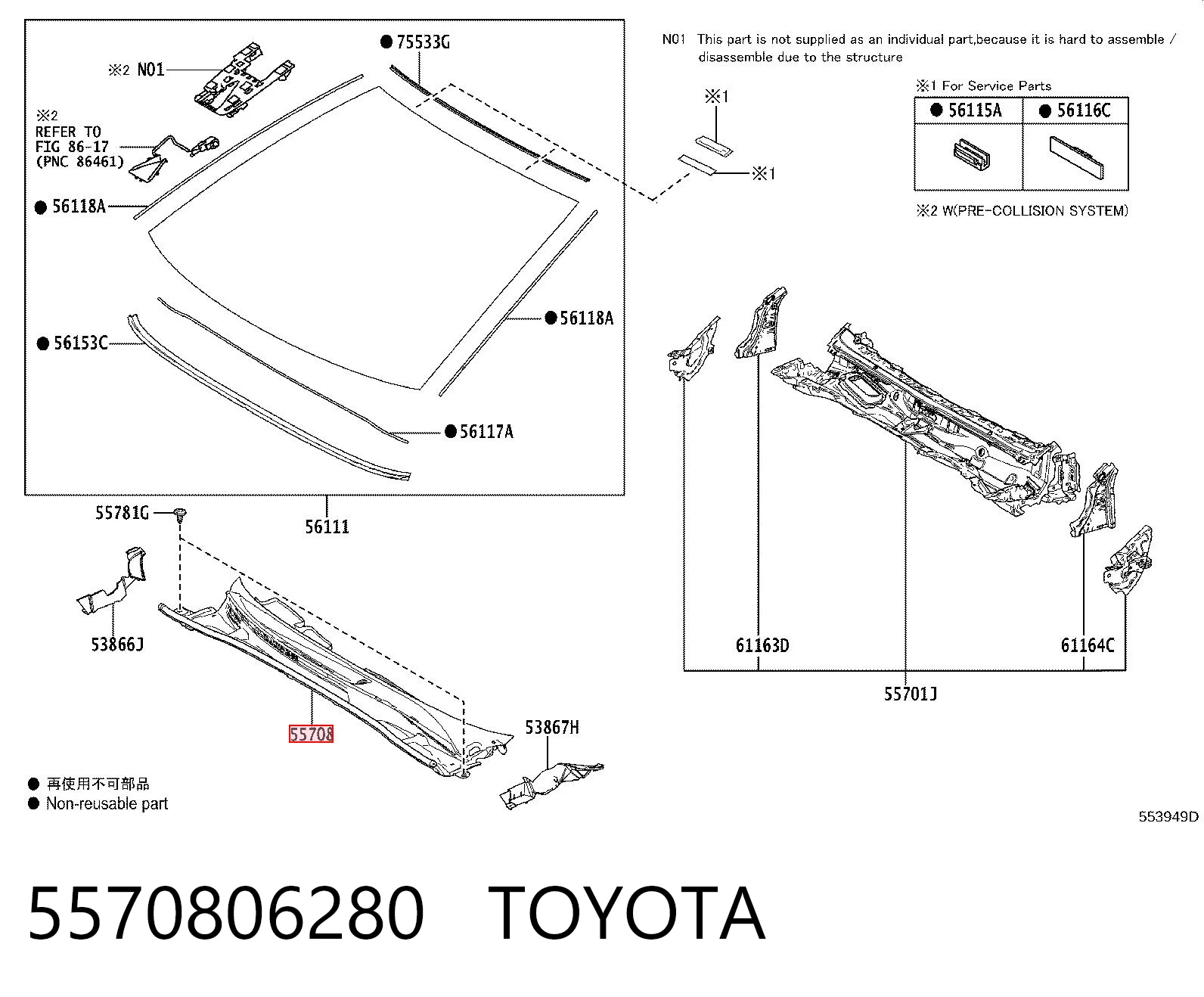 5570806280 Toyota 