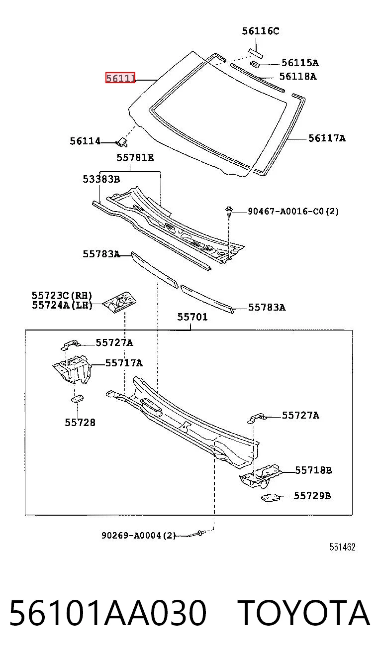 Автоскло XYG AB61074A ціна, від 66.59 USD
