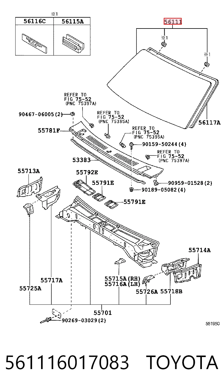 AB63611A XYG Автомобільне скло