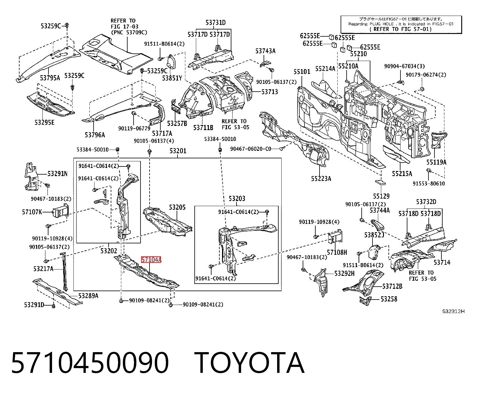 5710450090 Toyota