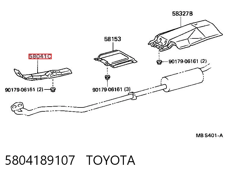 Конвертор-каталізатор (каталітичний нейтралізатор) Toyota 4 Runner N130