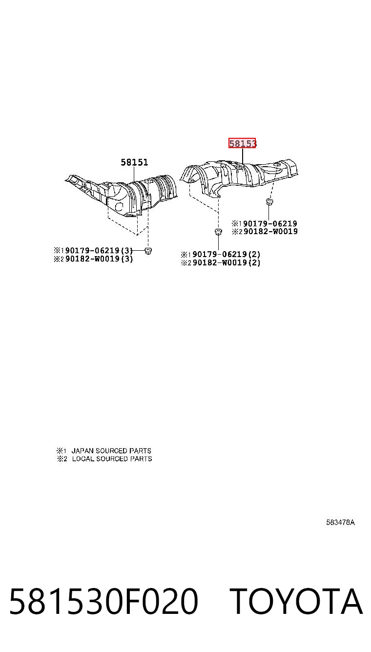 581530F020 Toyota