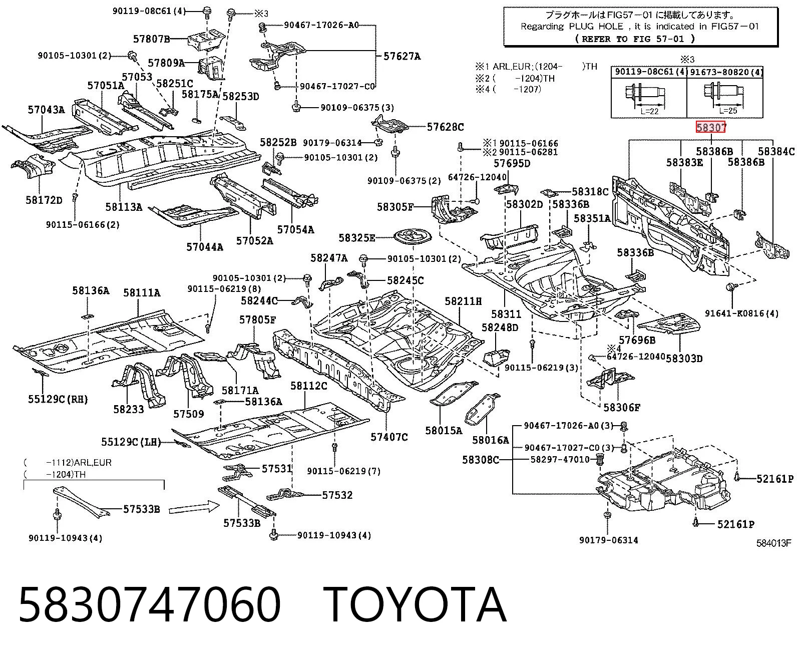 5830747060 Toyota 