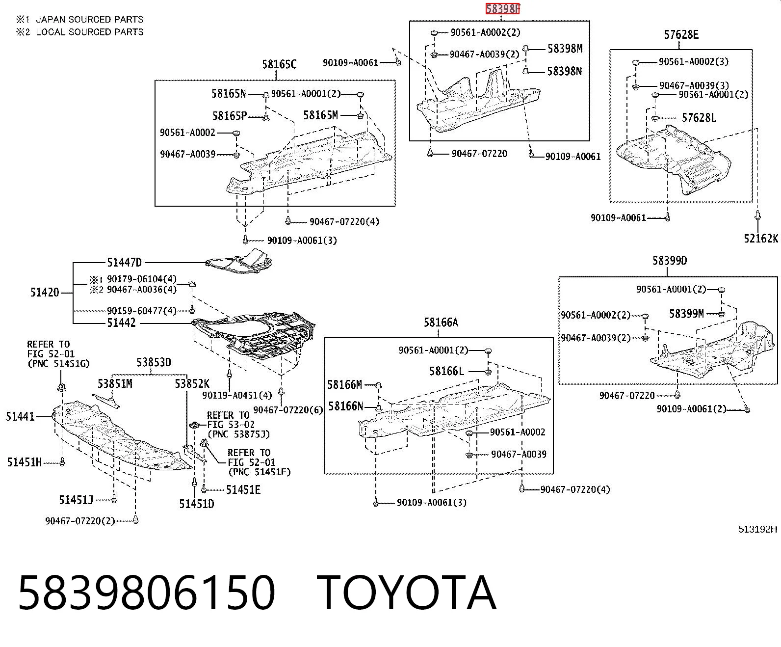 5839806150 Toyota 
