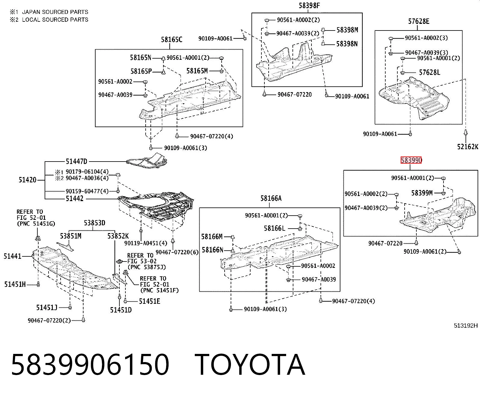 5839906150 Toyota 