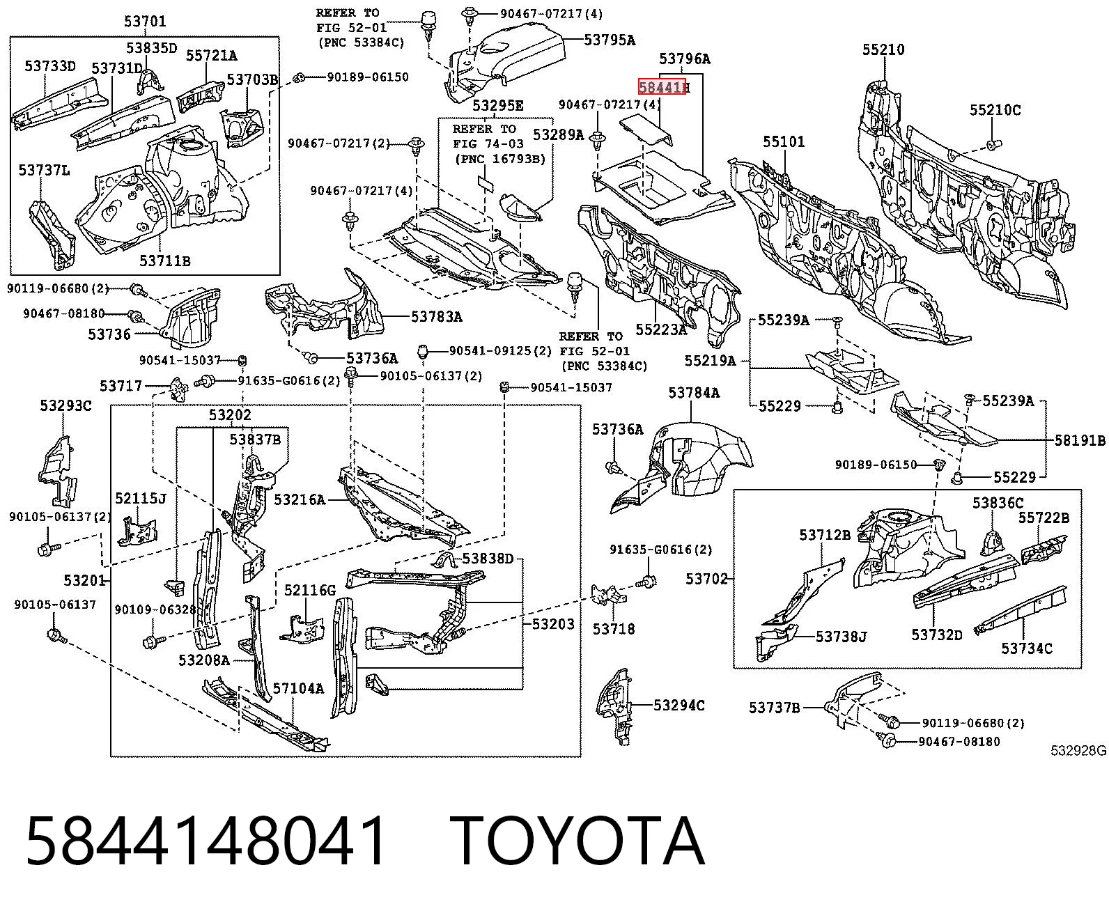 5844148041 Toyota