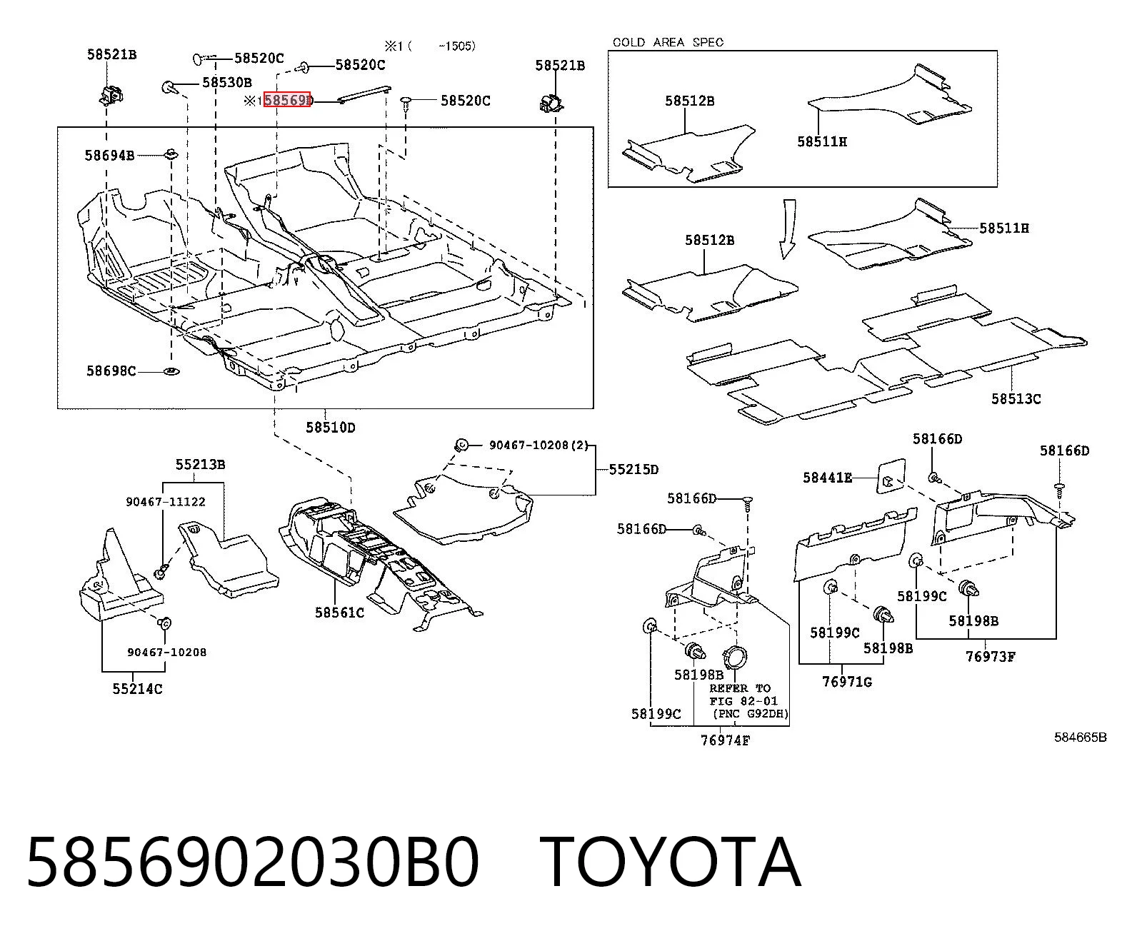 5856902030B0 Toyota 