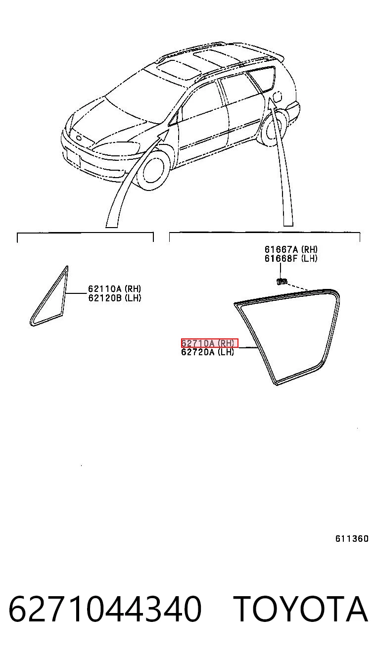 6271044340 Toyota
