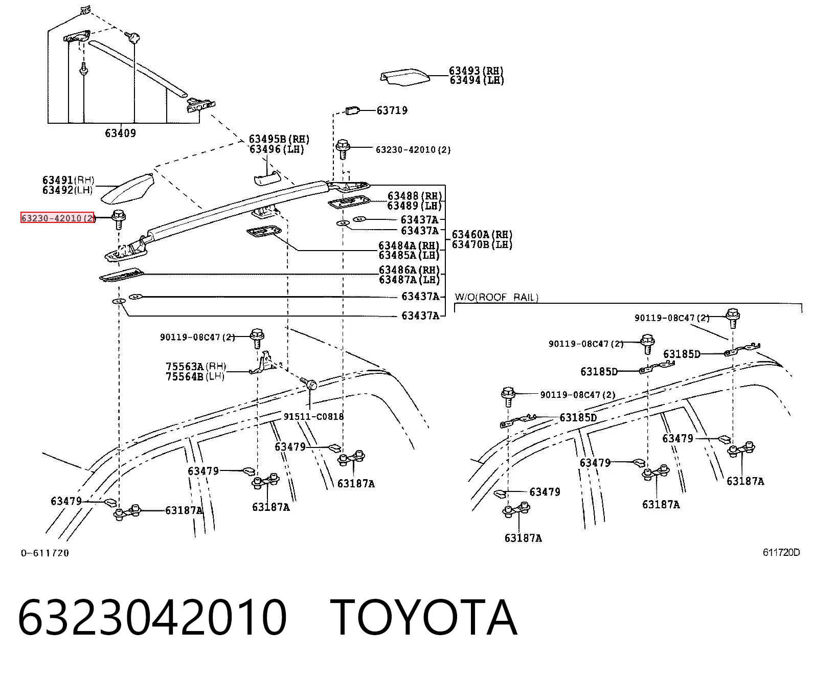 6323042010 Toyota 