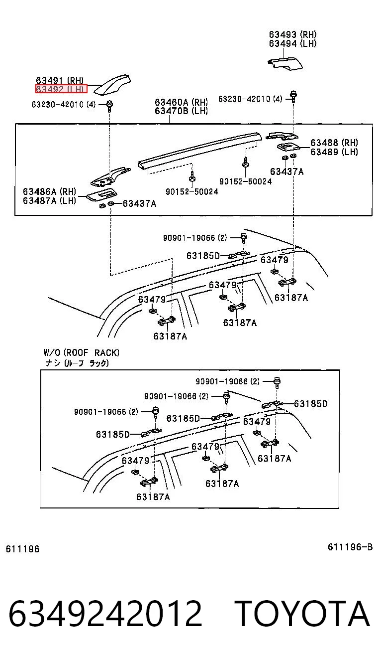 6349242012 Toyota 
