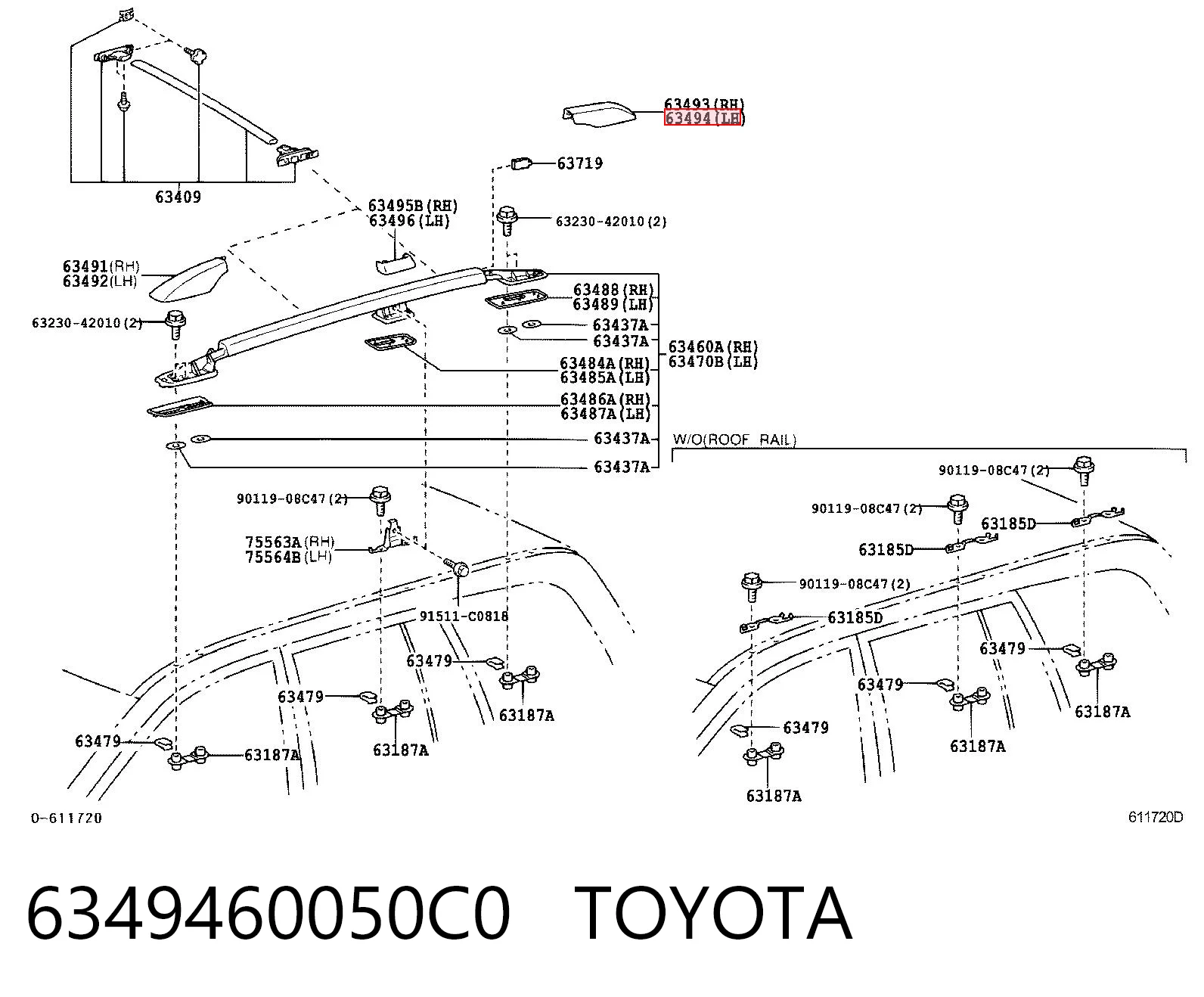 6349460050C0 Toyota 