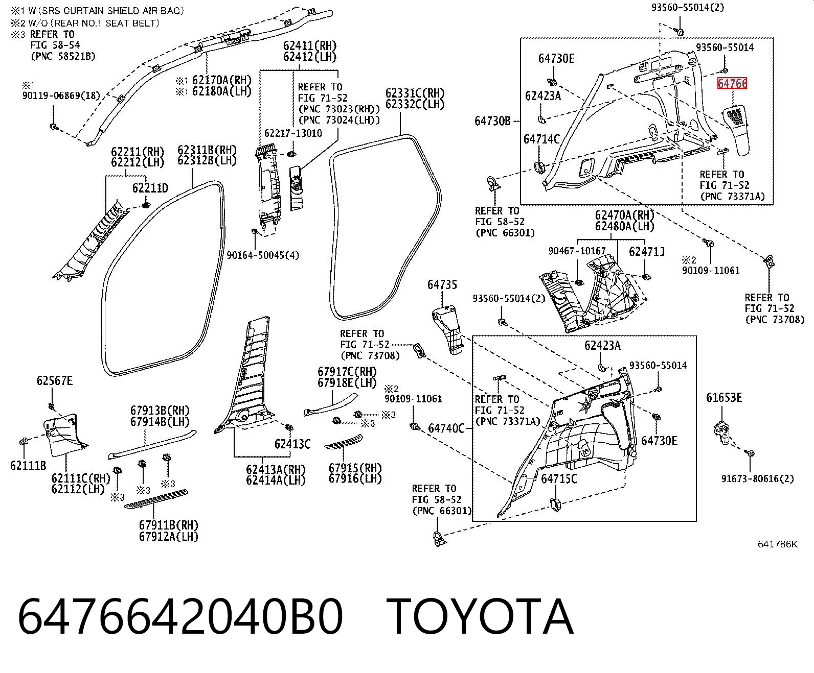 6476642040B0 Toyota 