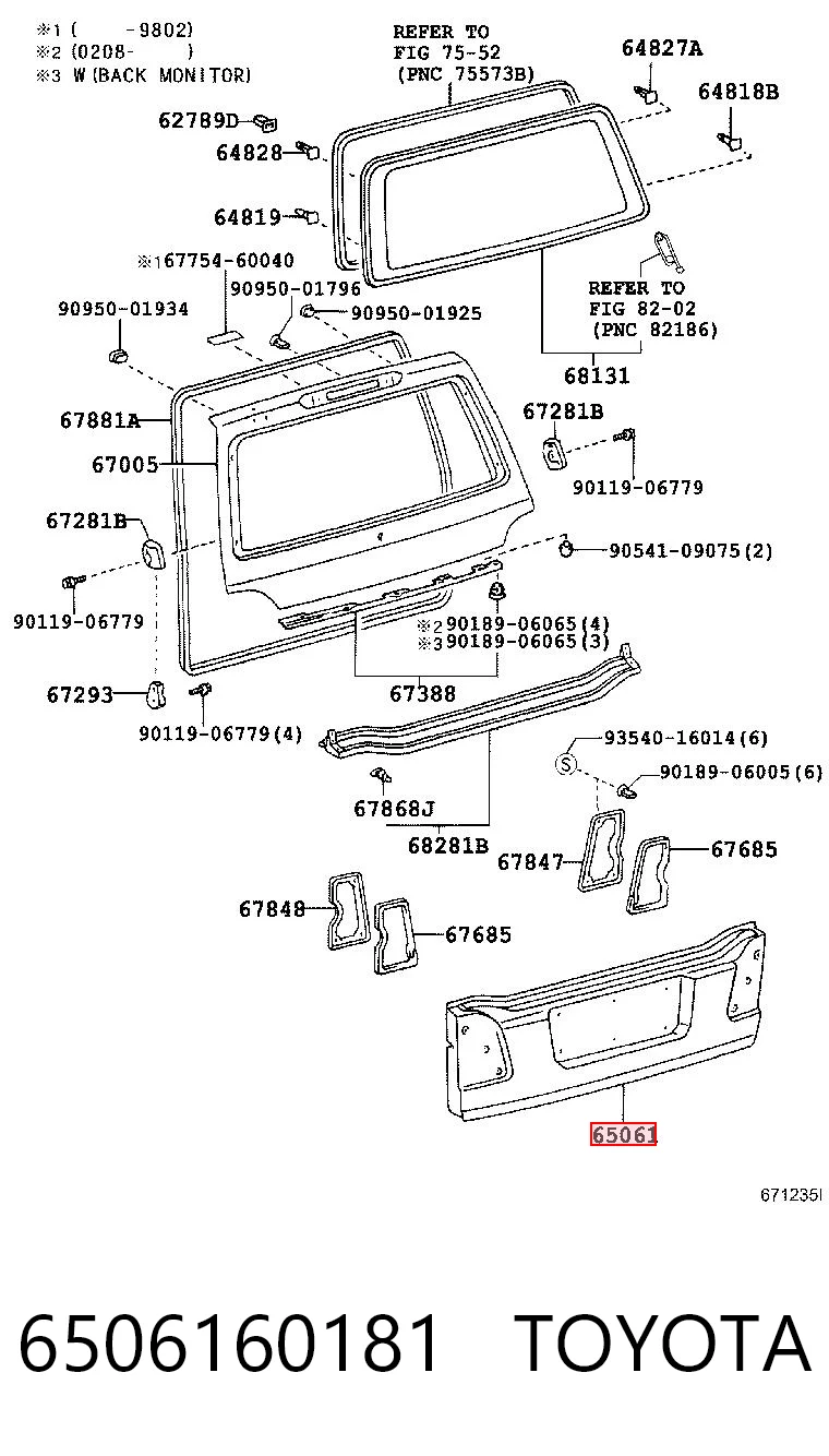 6506160181 Toyota