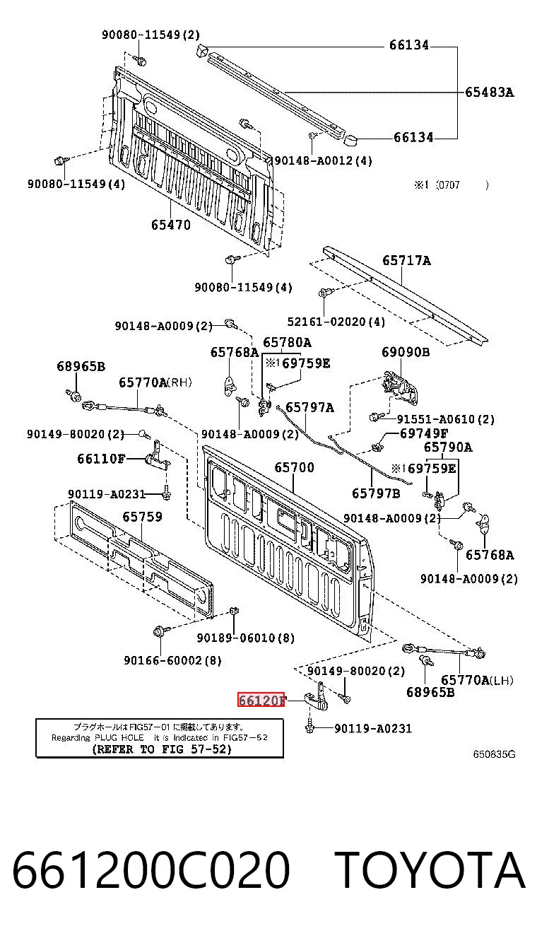 661200C020 Toyota 