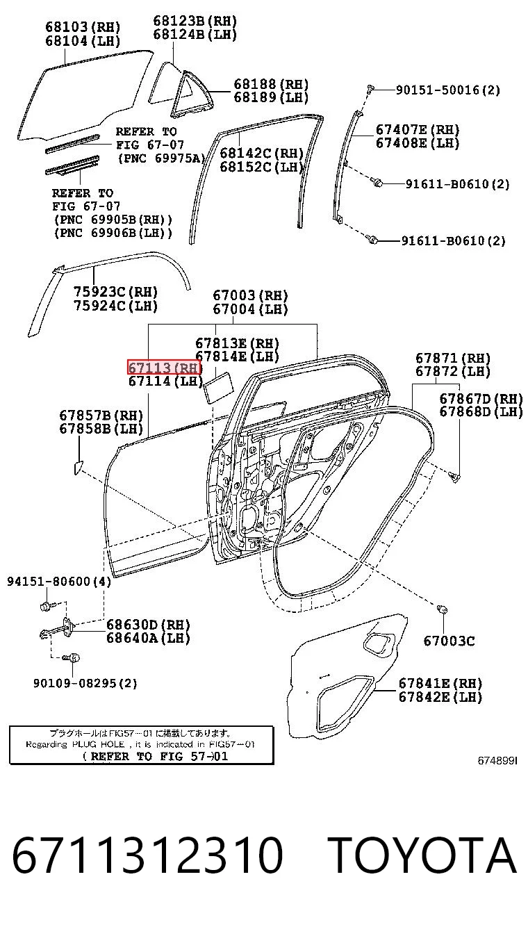 6711312310 Toyota
