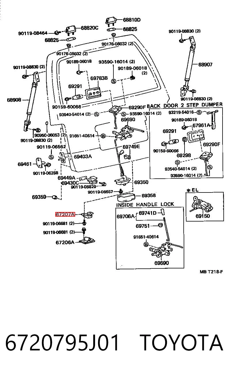 6720795J01 Toyota 