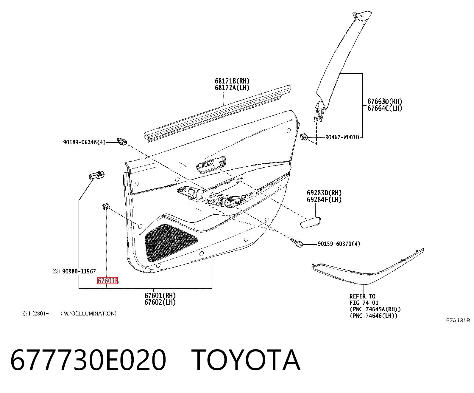 677730E020 Toyota 