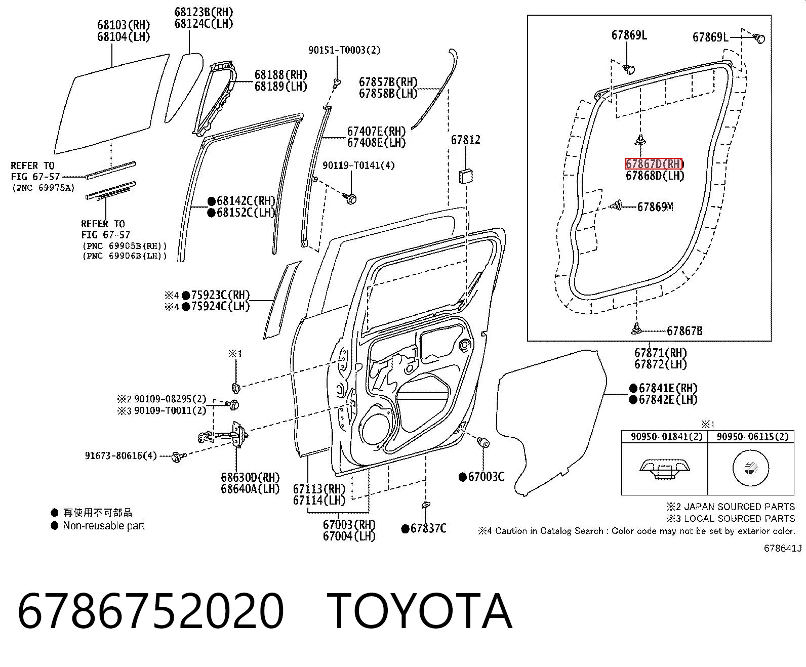 6786752020 Toyota 