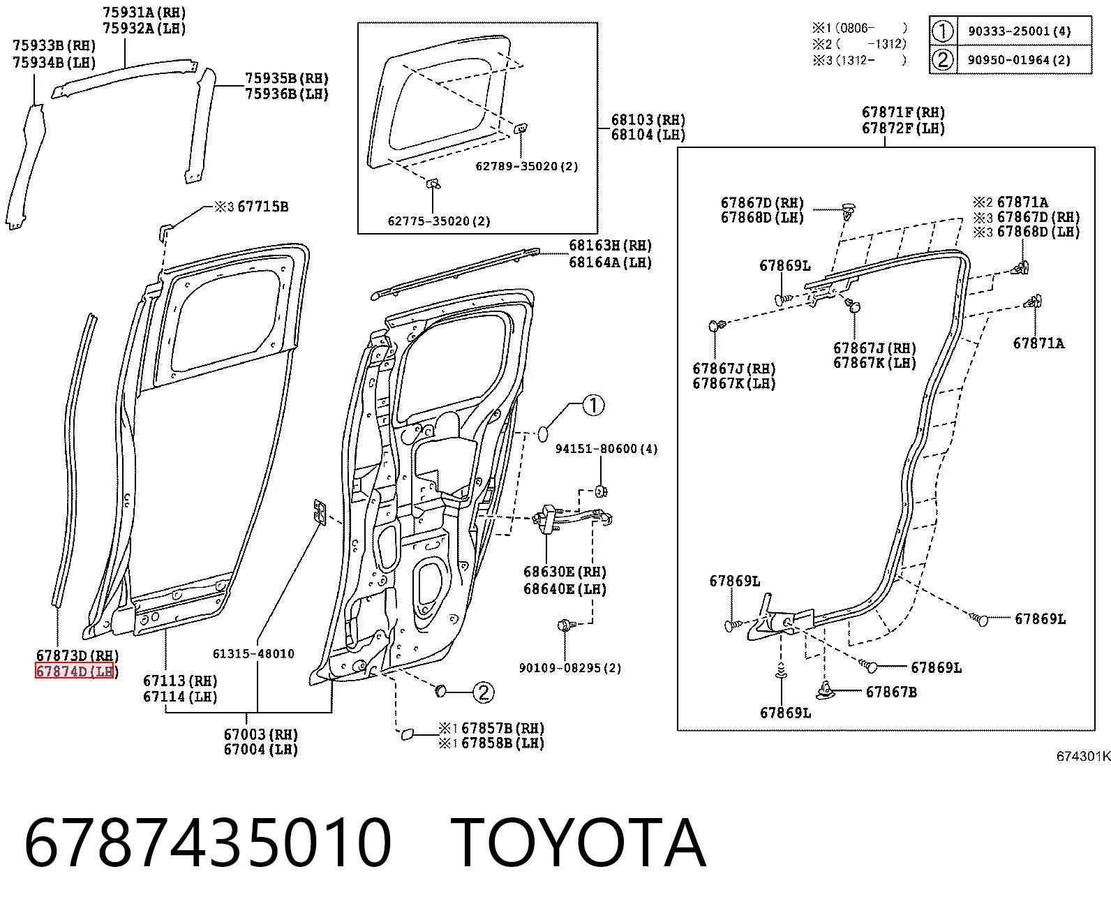 6787435010 Toyota