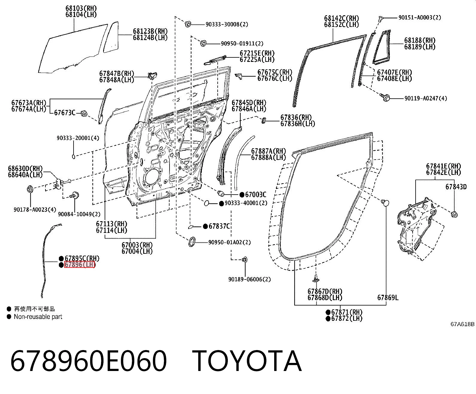678960E060 Toyota 