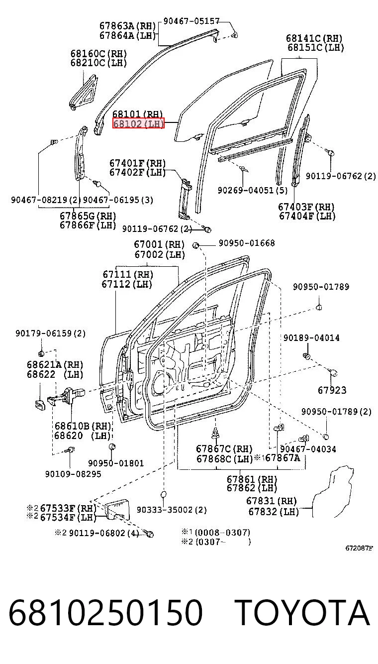 6810250150 Toyota