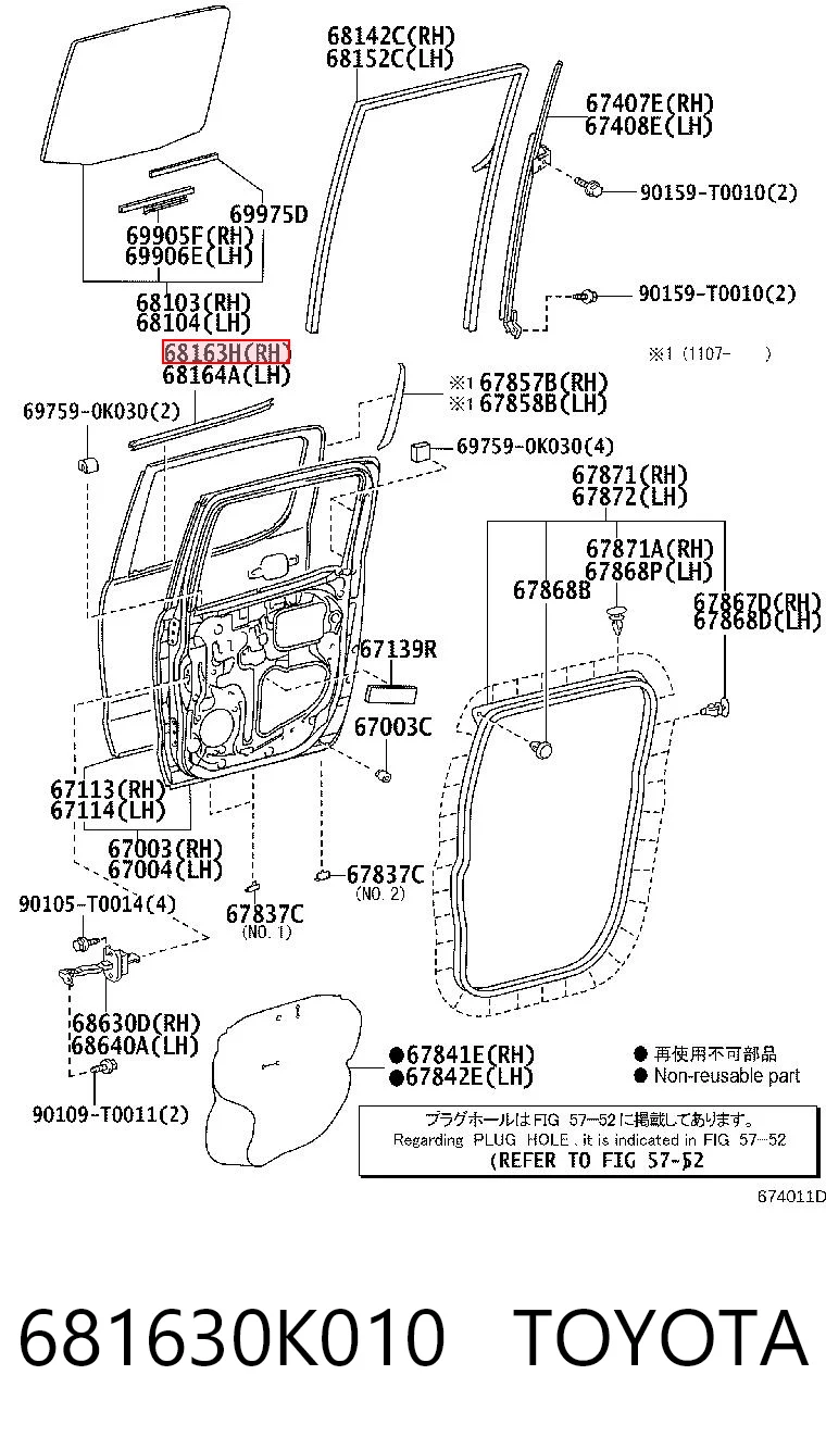 681630K010 Toyota 