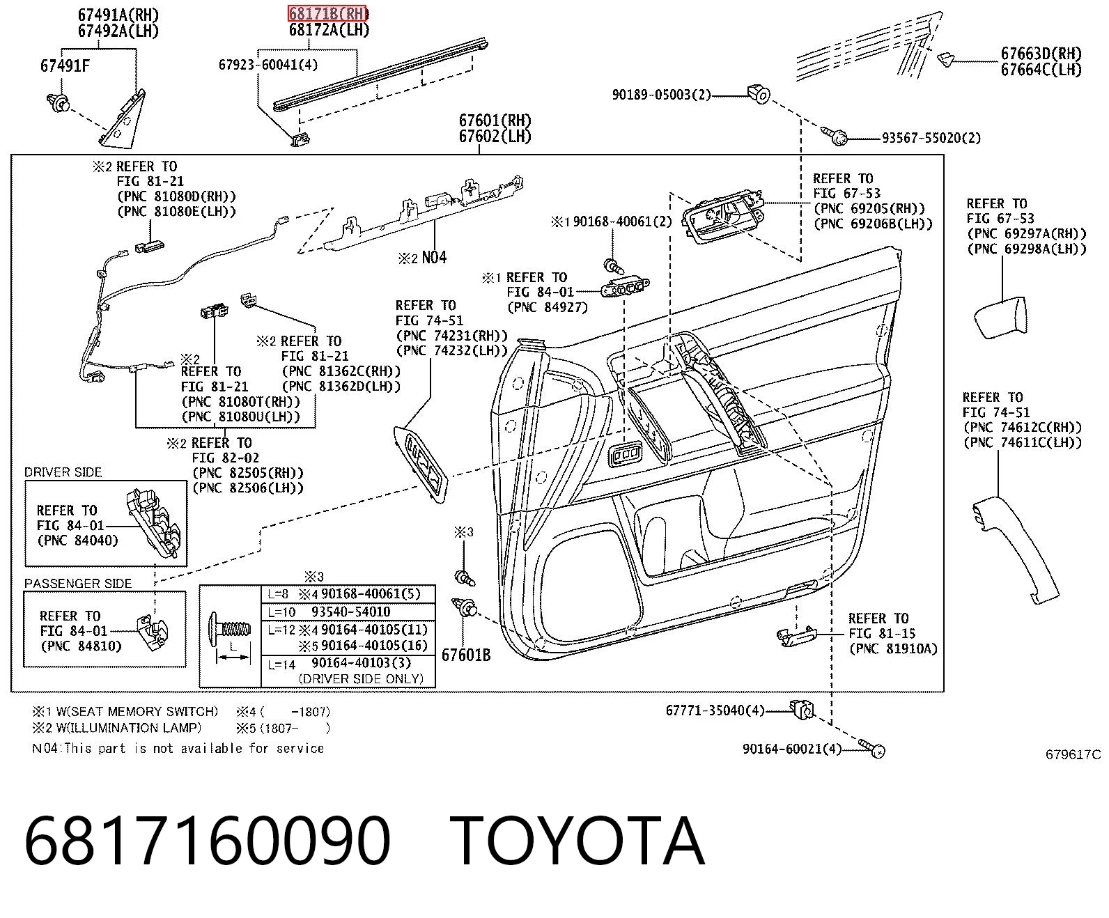 6817160090 Toyota 