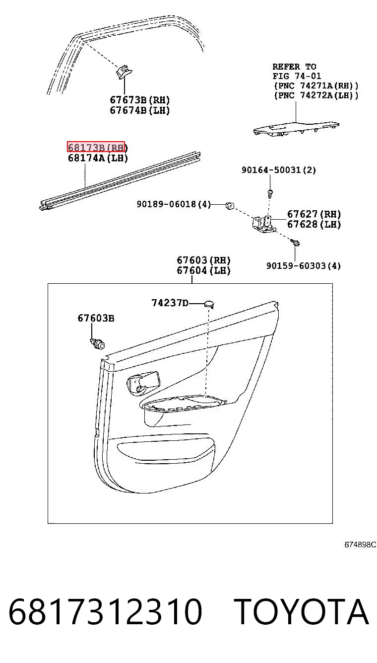 6817312310 Toyota 