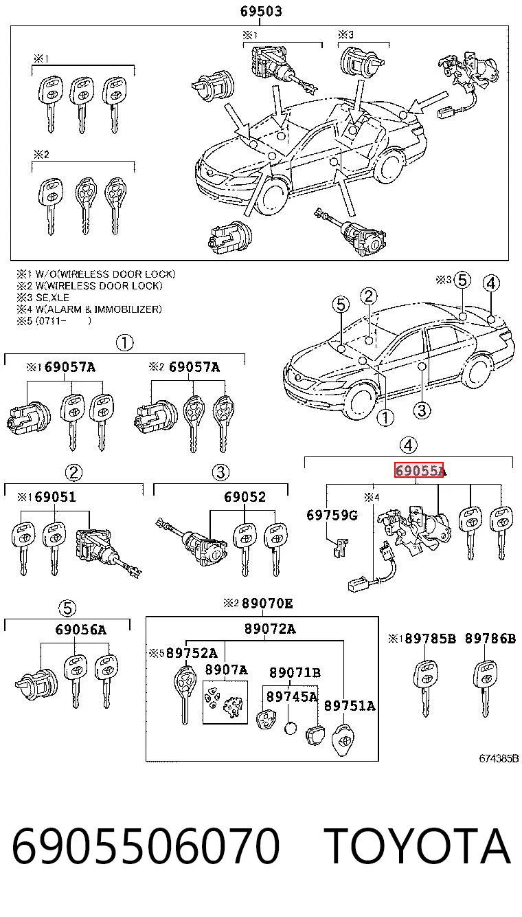6905506070 Toyota 