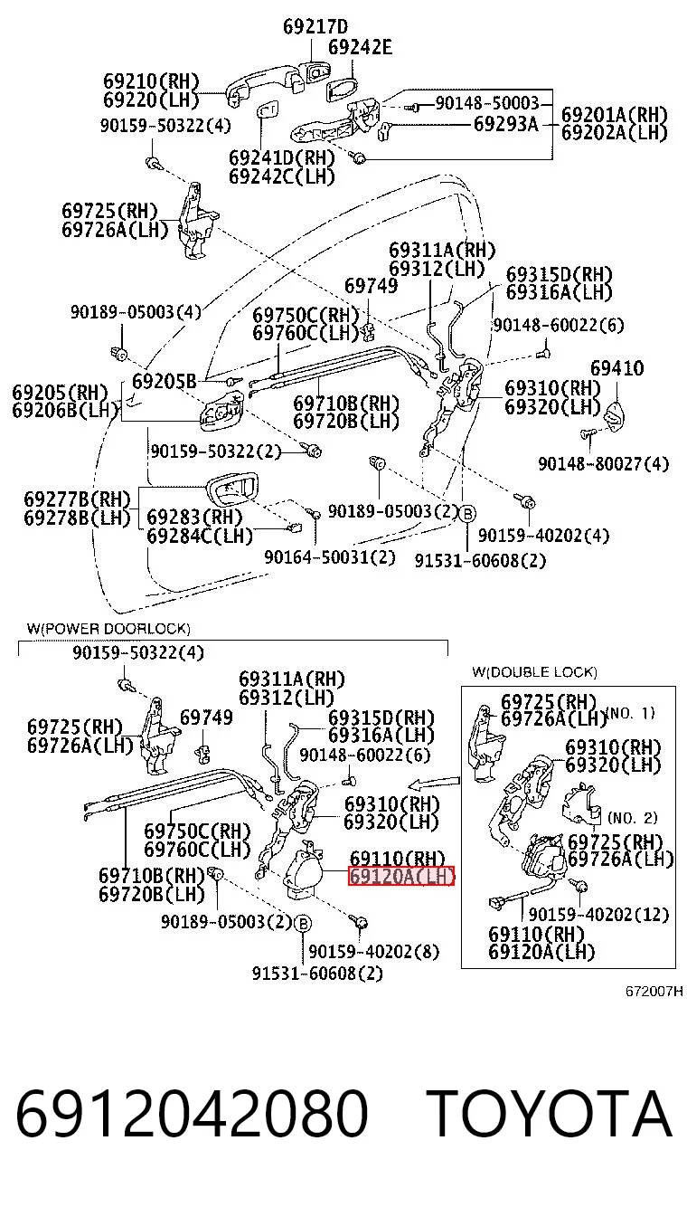 MRB45402 MarkBest Актуатор двері, передній, лівий