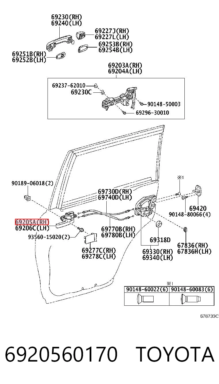 6920560170 Toyota 