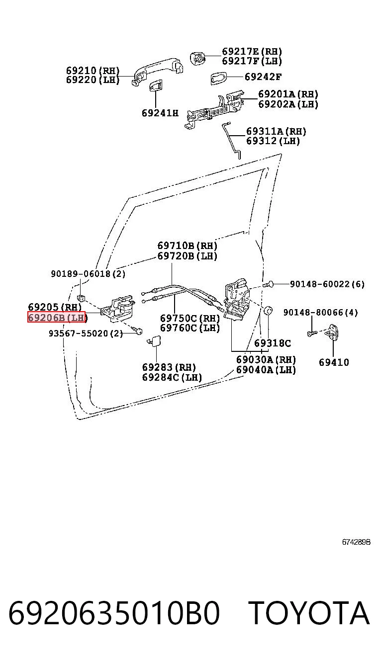 6920635010B0 Toyota 