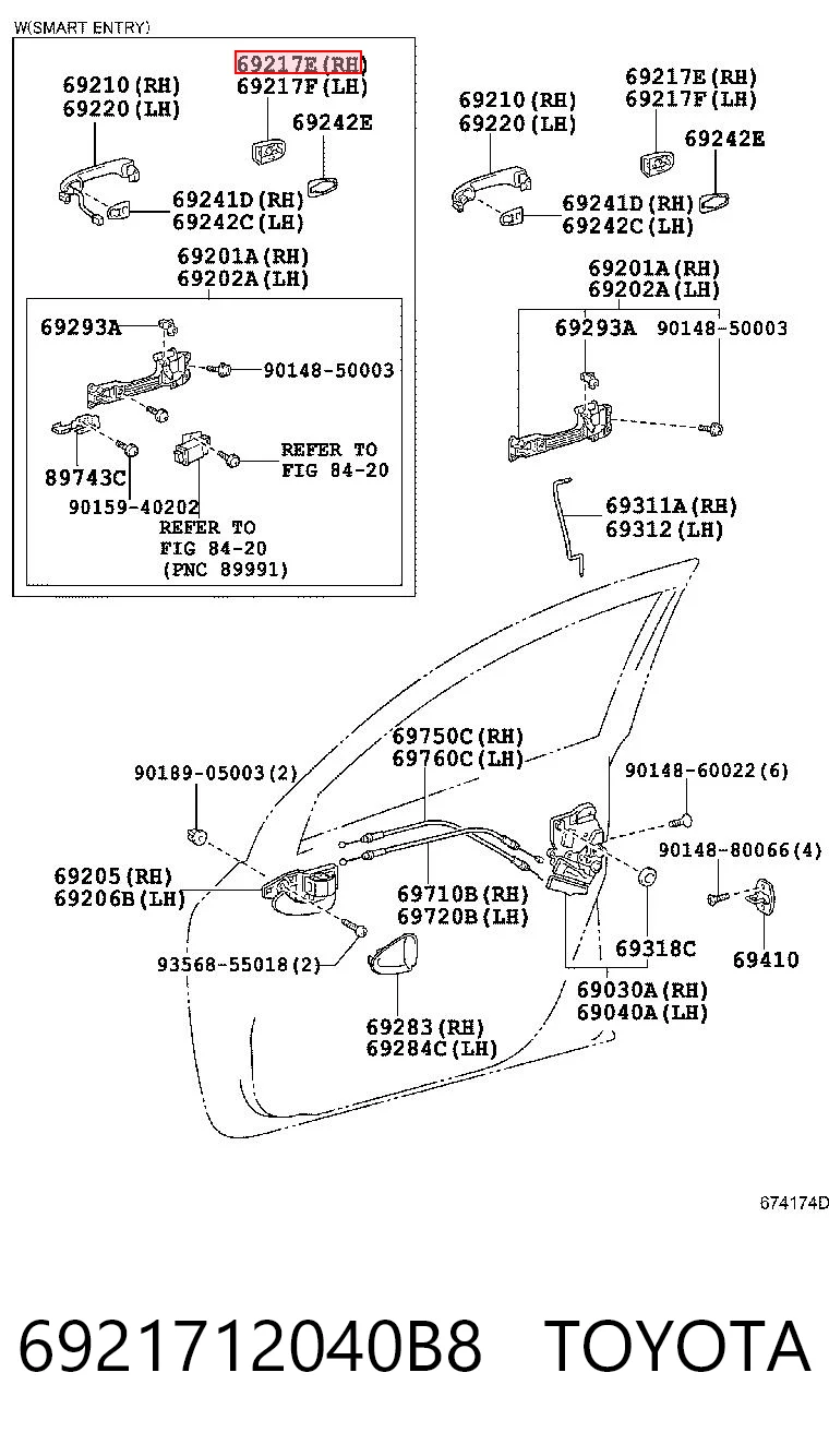 6921712040B8 Toyota 