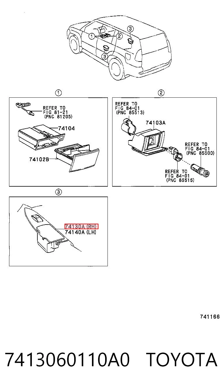 7413060110A0 Toyota 