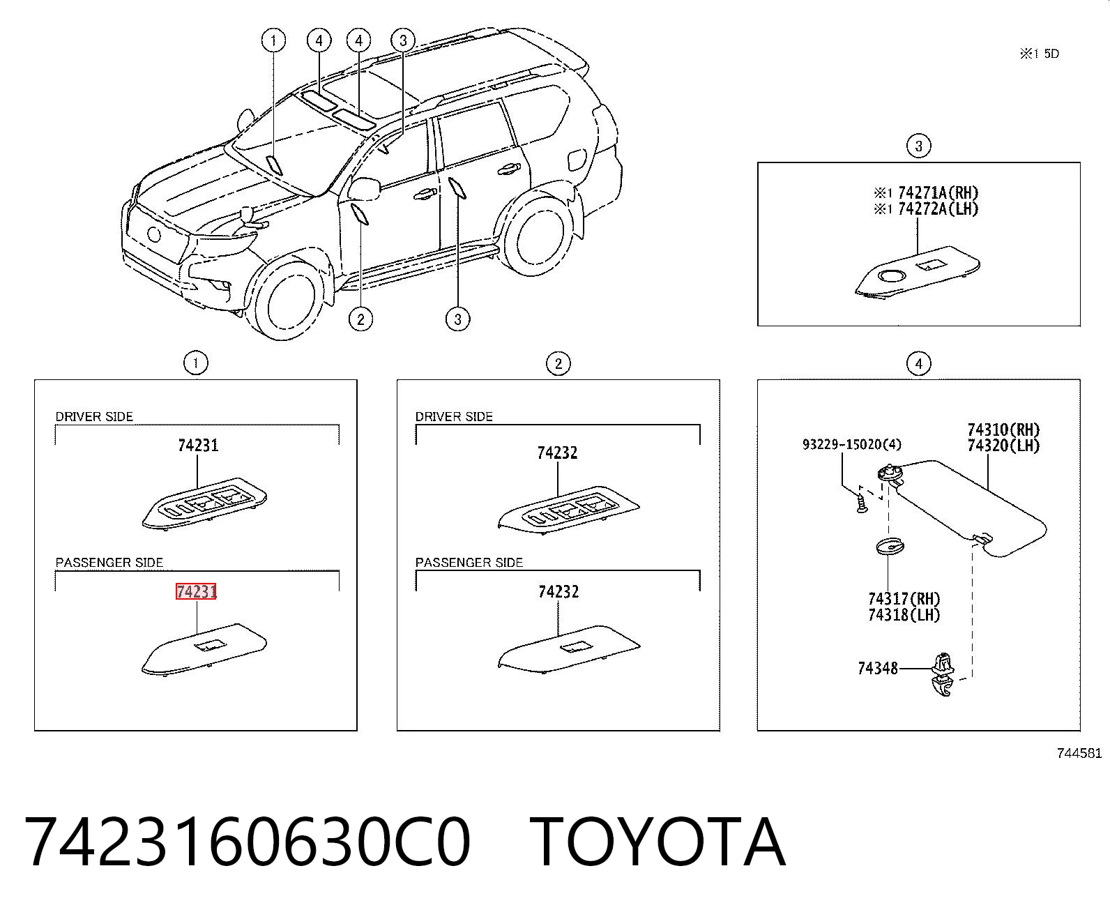 7423160630C0 Toyota 