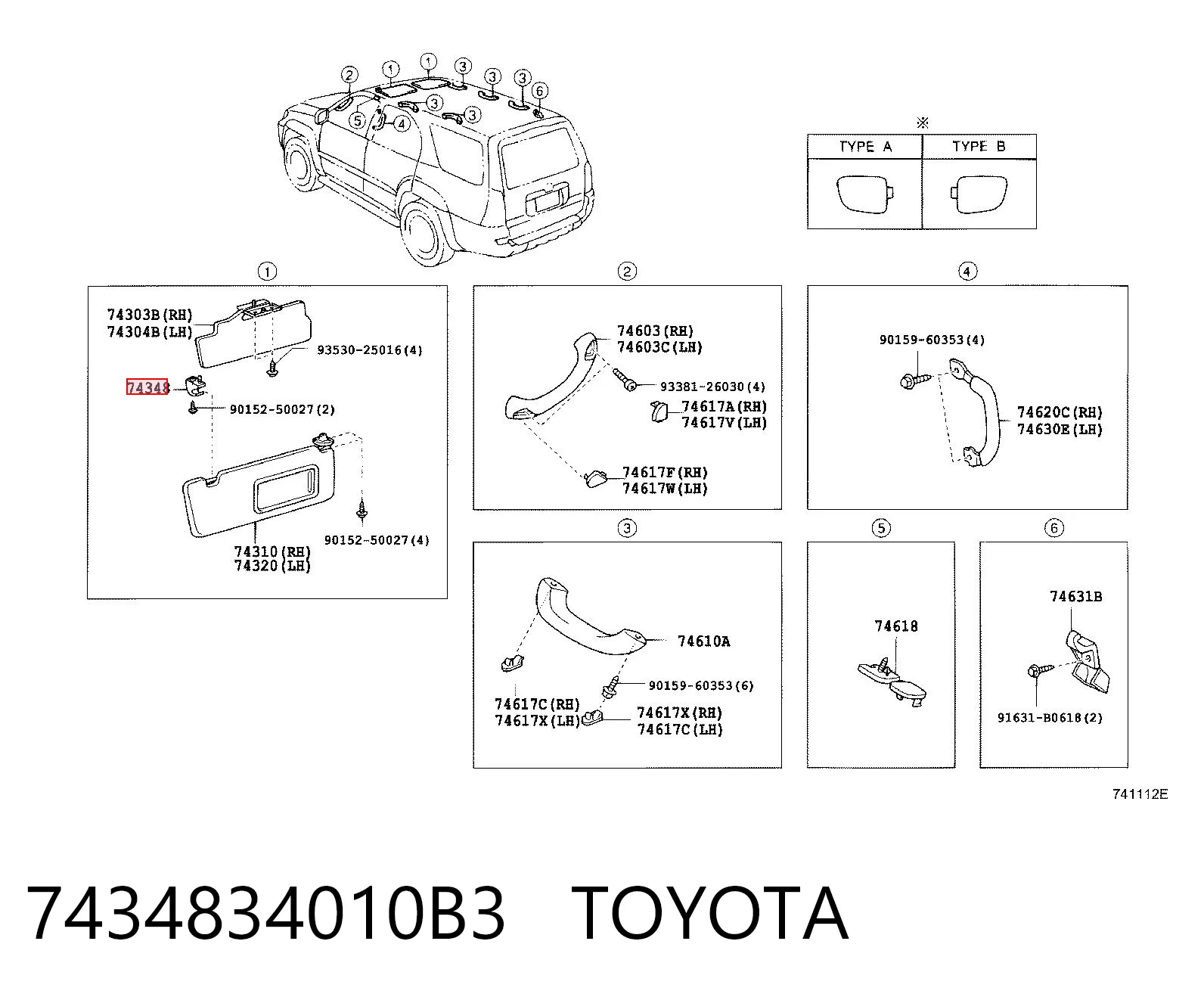 7434834010B3 Toyota 